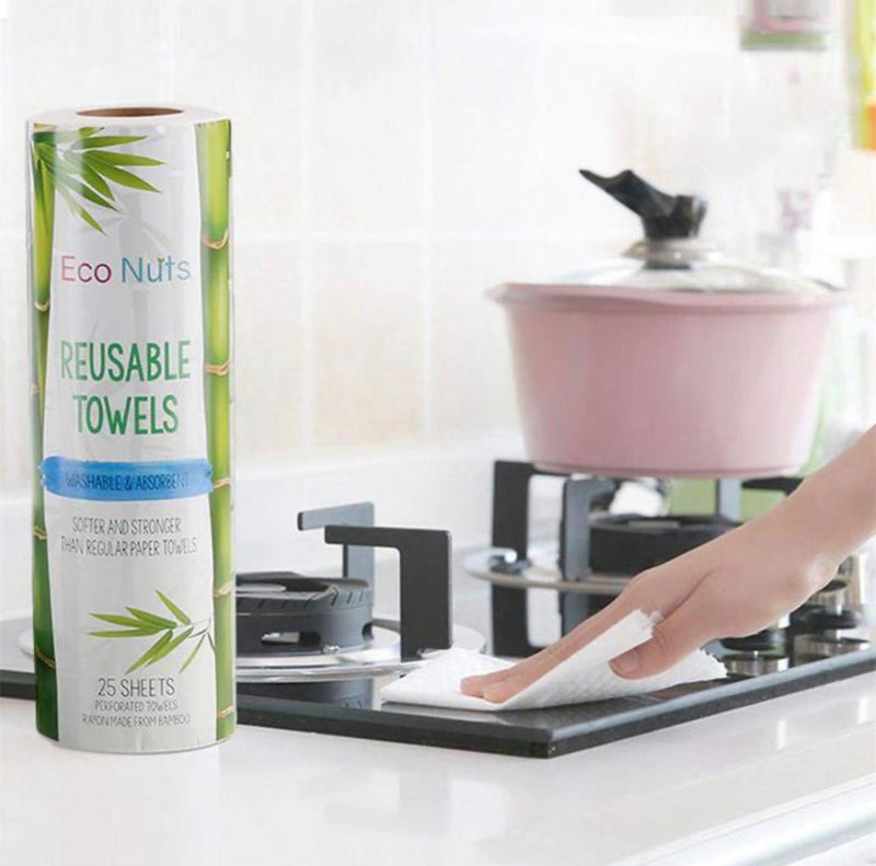 Reusable Bamboo Paper Towel Roll